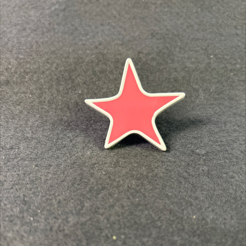 (Paquet de 5) Poignée rose en forme d'étoile de 1 1/2 po