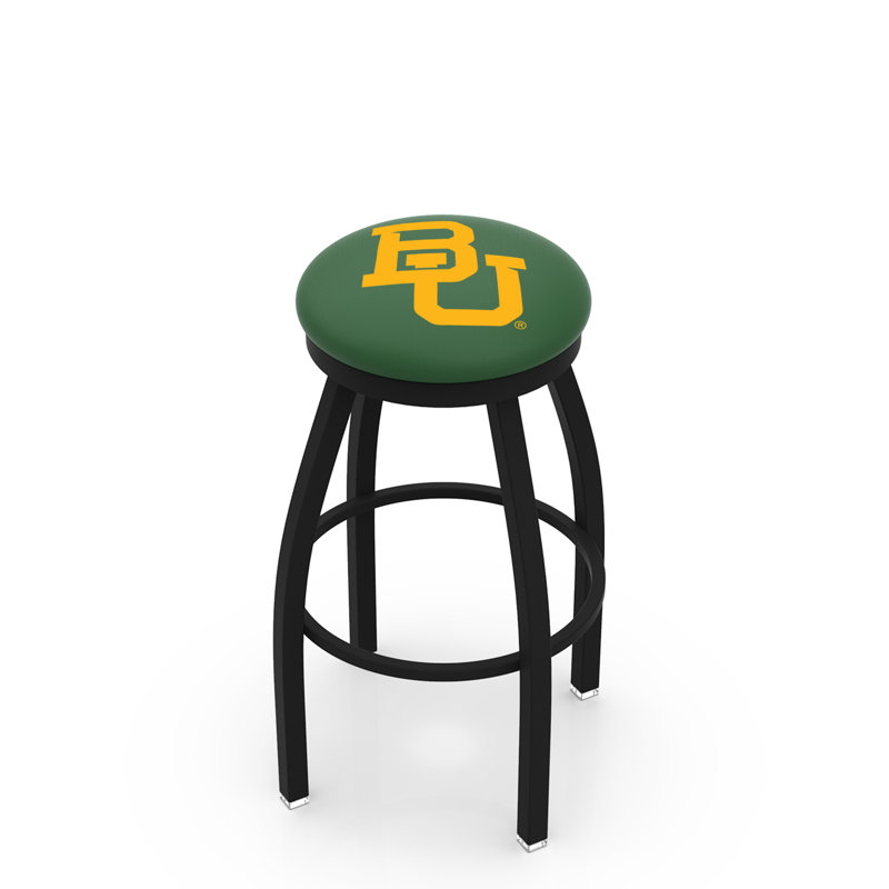 Tabouret de bar pivotant de 30 po NCAA, Ride noire, Université Baylor