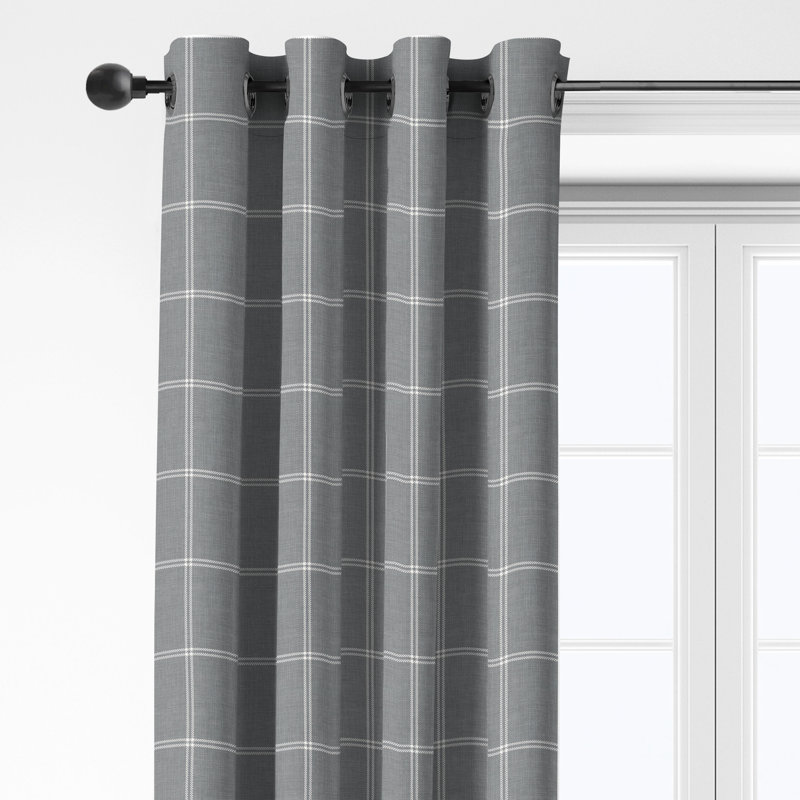 Ensemble de 2 panneaux de rideau Shay, L 50 po x L 84 po, Gris