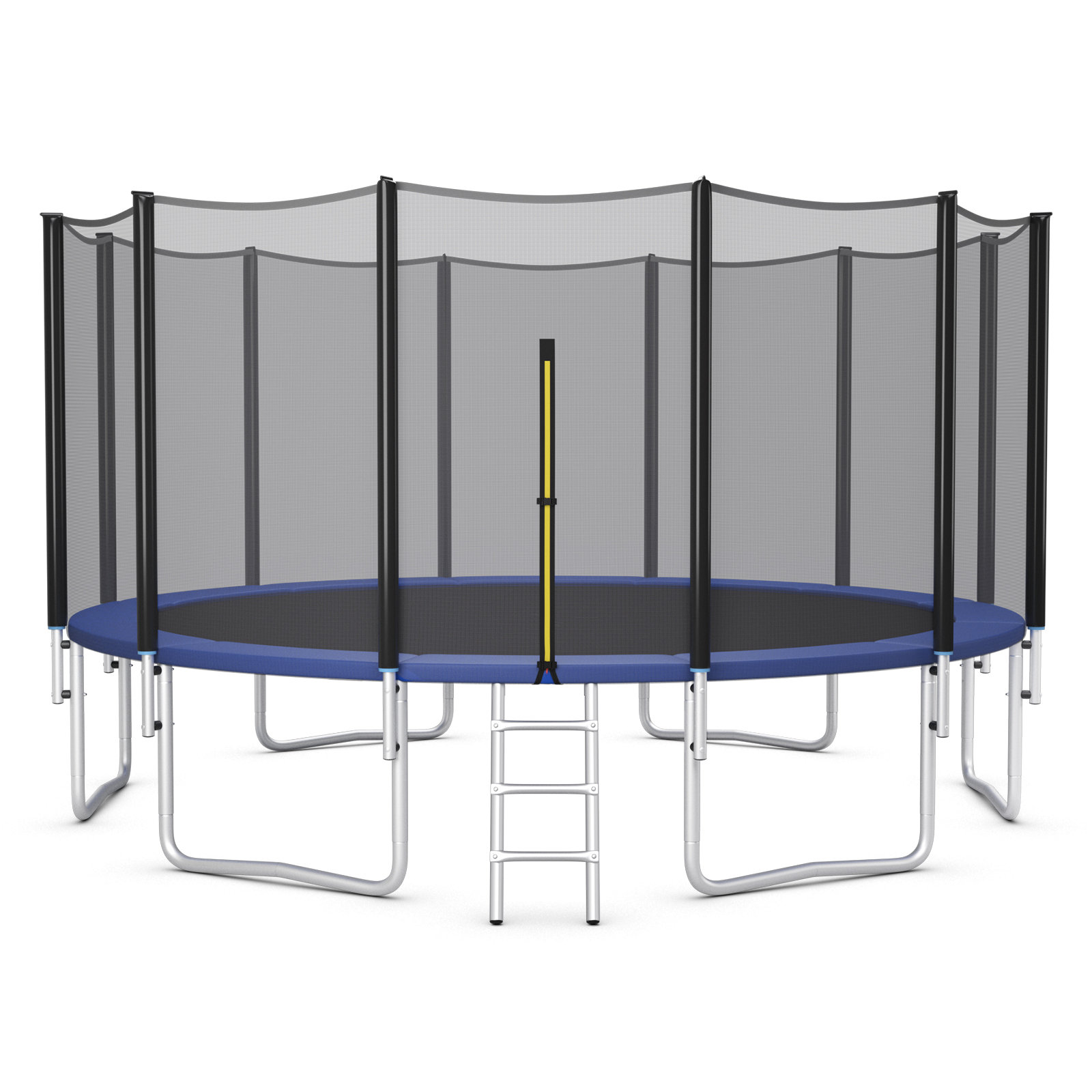 Topbuy 16' Round Backyard Trampoline with Safety Enclosure | Wayfair