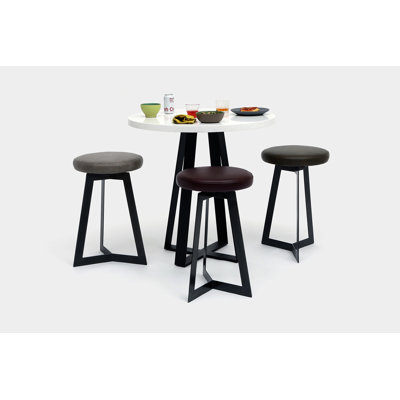 Sea Smoke Round Stone Dining Table