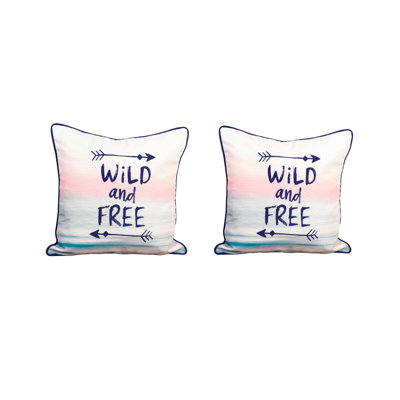 Housse de coussin carrée d’extérieur 2 pièces Rawlings