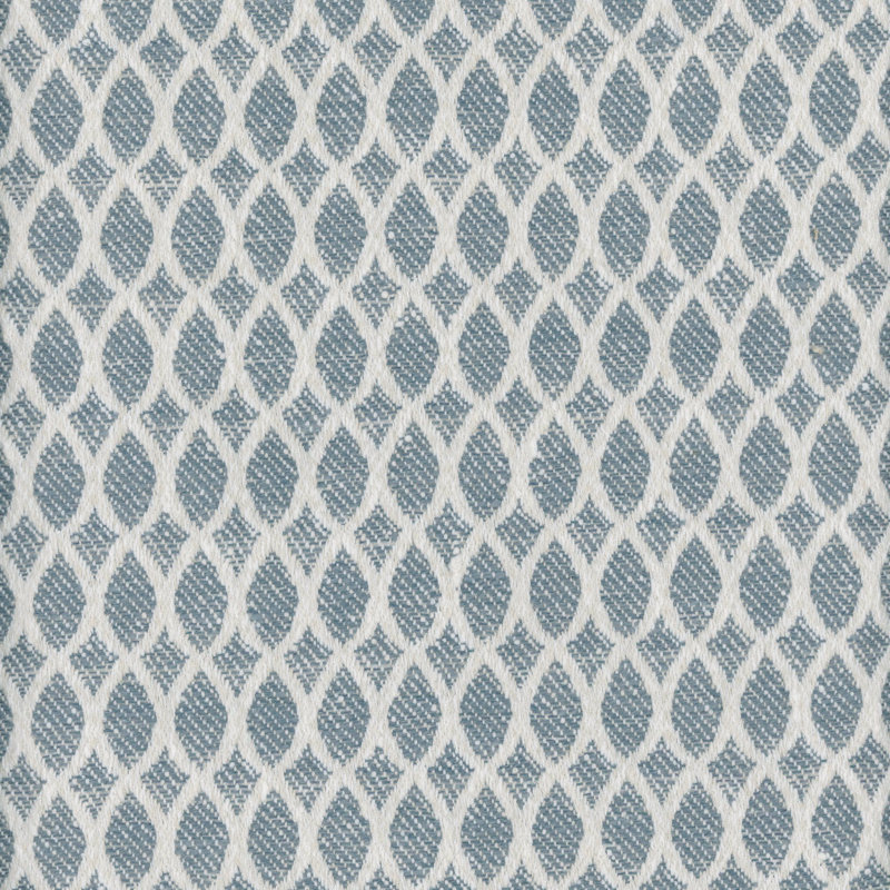 Summit Fabric, Bay Blue/White