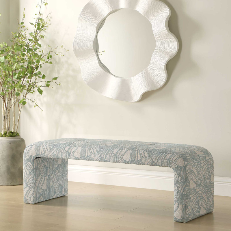 Uttermost Amie Spa Blue Bench