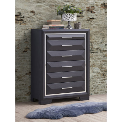 Coffre de rangement G01600-CH, noir