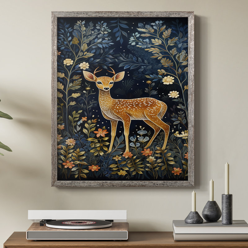 ANIMALS Series CDLxxvii, reproduction encadrée - bois massif, H 15 po x l 12 po