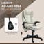 Chaise de bureau de massage vibrante à 6 points HOMcom-136488037