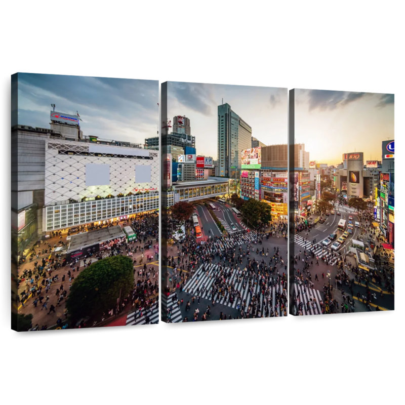 Shibuya District Tokyo, 24" H x 38" W