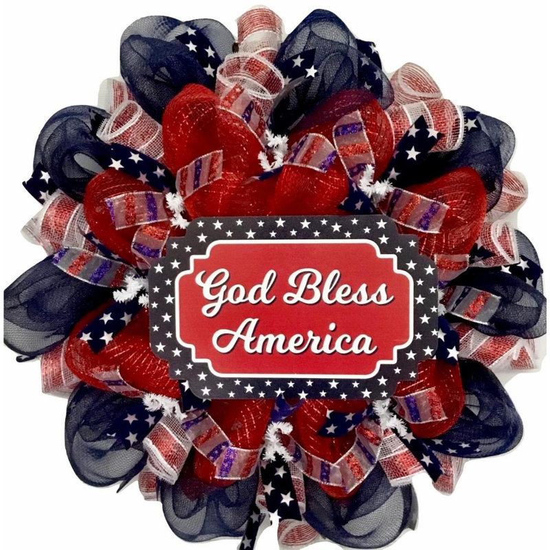 Couronne patriotique «God Bless America»