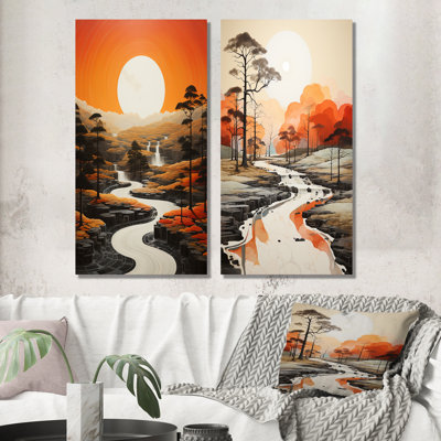" Bold Geyser Natures Fountain II " 2 - Pieces
