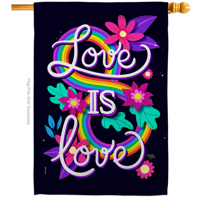 Double Sided Polyester, 40" H x 28" W