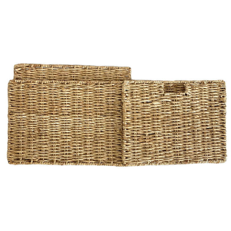 Ensemble de paniers en osier, Brun