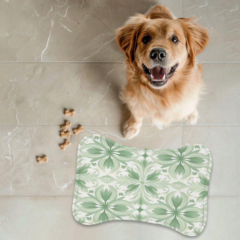 Tapis d'alimentation en forme d'os 1 pièce
