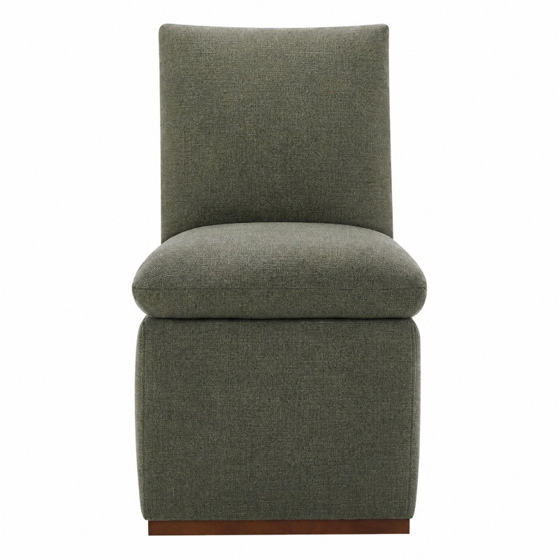 Bobbi Upholstered Dining Chair, Nathan Hemp Tweed