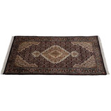 Pilade Oriental Area Rug in Black
