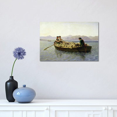Rowing-Boat, 1863 1 Piece Wrapped Canvas Painting