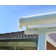 Sierra 116.14 x 123.62 Glass White Cover Patio Awning
