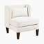 Chaise d'appoint moderne et contemporaine de 27,5 po Elodie avec revêtement en velours côtelé, coussin de siège réversible, ressorts ensachés en mousse haute densité-168120420