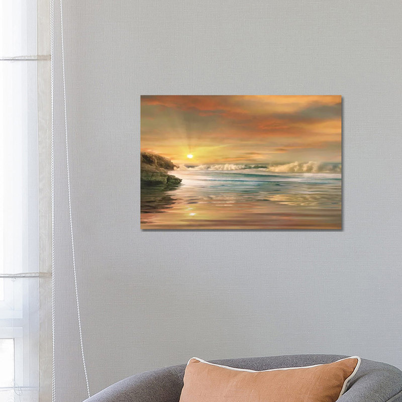 Sundown by Mike Calascibetta - Wrapped Canvas Painting, 66.04 cm H x 45.72 cm W x 1.91 cm D