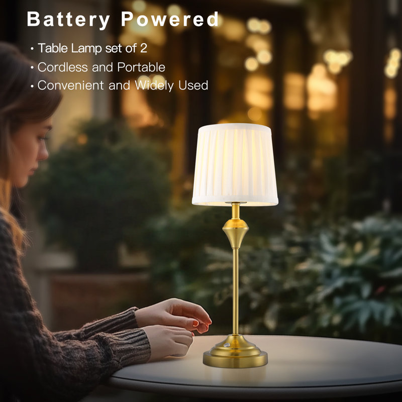 18in Cordless Rechargeable LED Touch Table Lamp