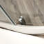 Porte de douche 36 po x 75 po Cabine de douche encadrée en chrome