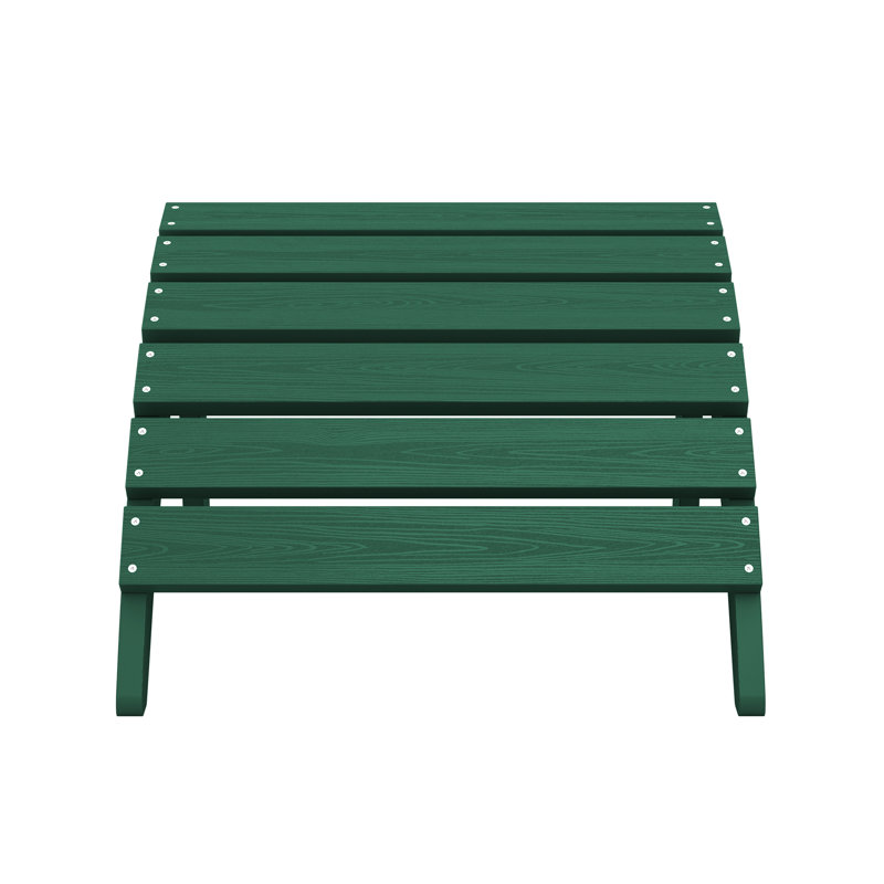 Repose-pieds Wolir Classic Adirondack, Vert foncé