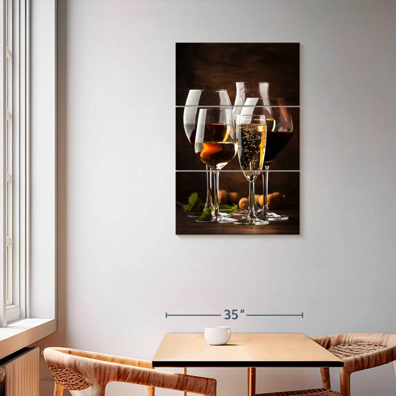 Yarlin Variety Of Wine, 57" H x 36" W