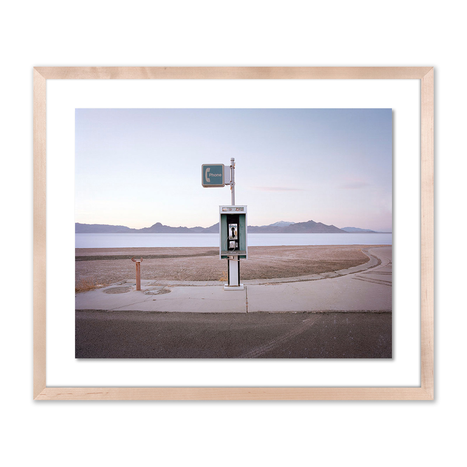 Bonneville Pay Phone by Ryann Ford, Natural, 20" H x 24" W x 1.5" D