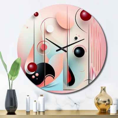 Horloge murale en métal