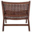 Chaise d'appoint en cuir Denman-858197320