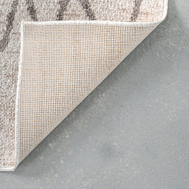 Copenhagan Trellis Machine-Washable Area Rug, Rectangle 3'3" x 5'