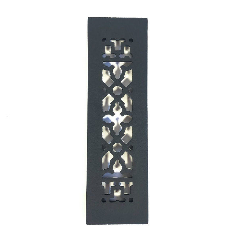 Grille 10 po x 2 1/4 po, Ouverture dans le plancher (sans trous ni vis)