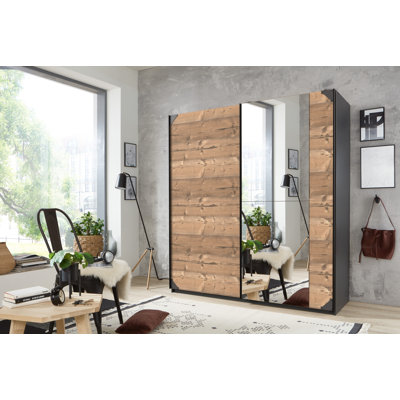 Emileah 2 Door Manufactured Wood Wardrobe