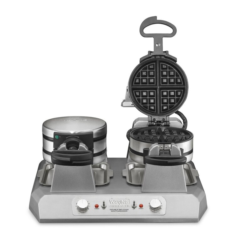 Waffle Maker- Non-Stick 7.5 Belgian Waffler Iron W Adjustable