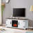 58" Farmhouse TV Stand For TV Up To 65" With Electric Fireplace-750745176
