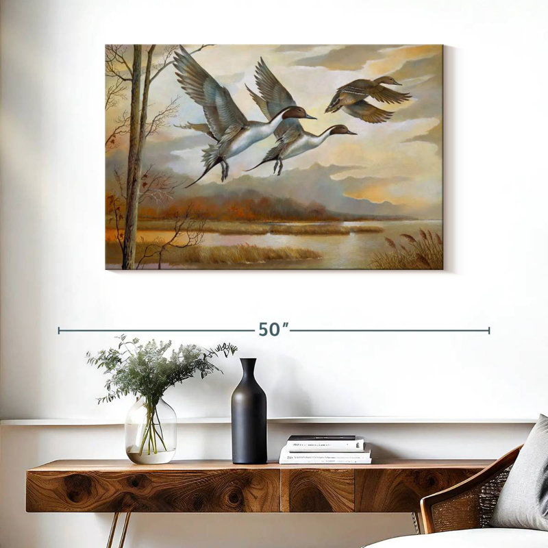 Pintails, 26" H x 39" W