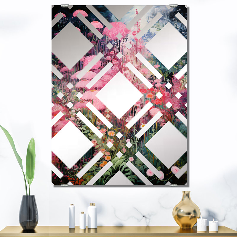 Stice - Miroir mural Tachisme MIR136252, 40 po x 30 po