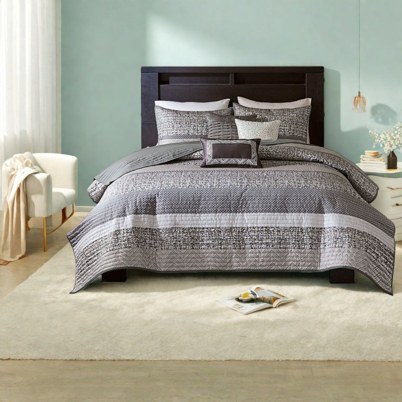 Piece Bedding Sets, Cotton Filled Full Queen Jacquard For Home