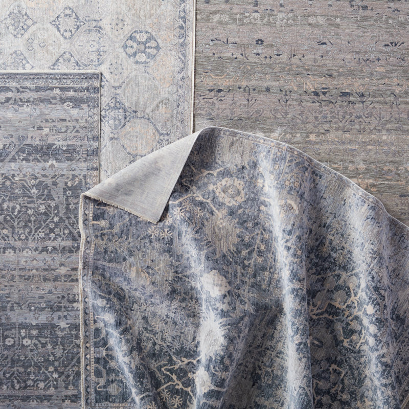 Devoria Floral Indoor Rug, Rectangle 4' x 6'