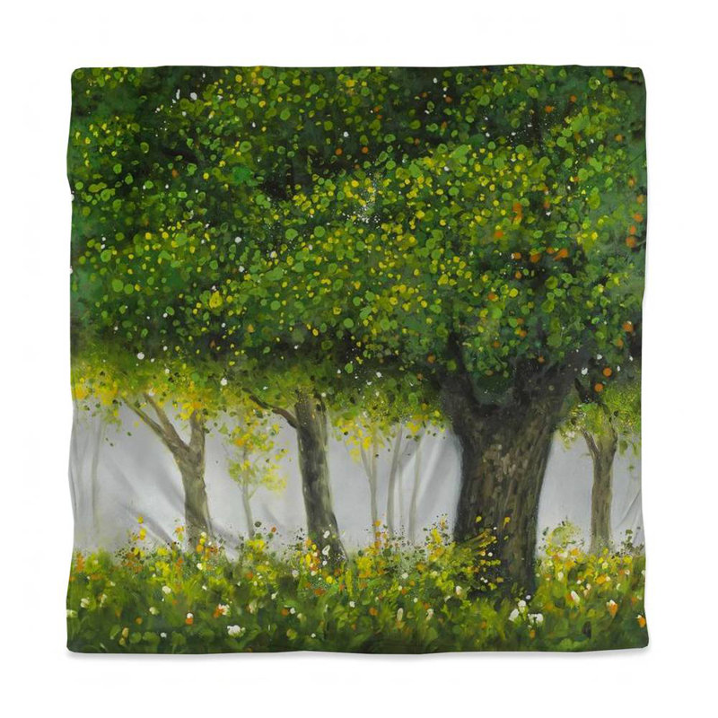 Trees Brown Bedroom Duvet Cover - Forest by Summer Decor