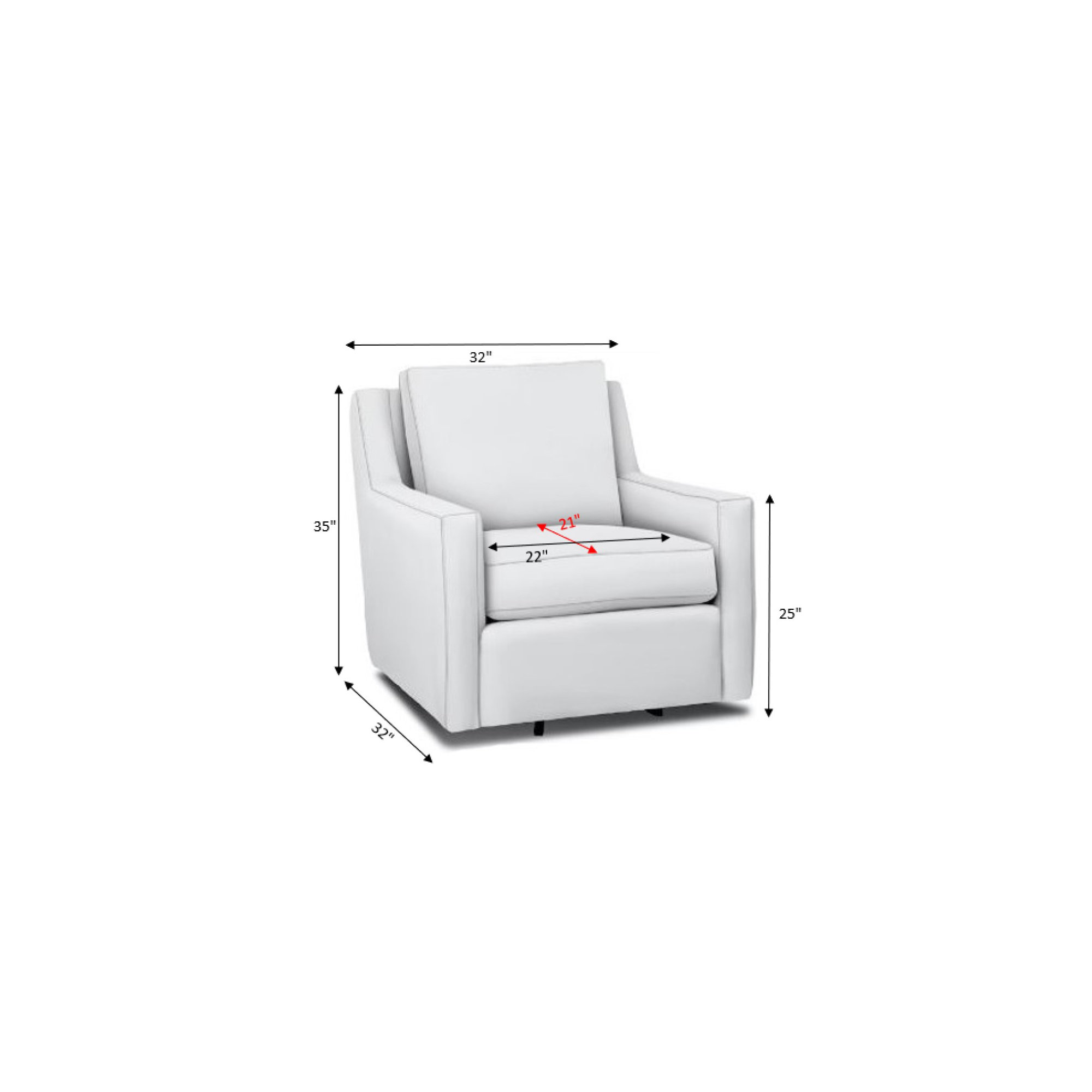 Milunka Upholstered Armchair, Peyton Gray Performance Twill