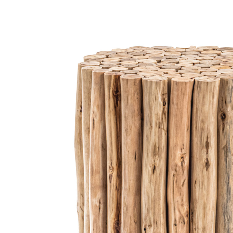 Table de bout Caylea, Bois naturel