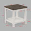 Table de bout en bois de style campagnard 1pc