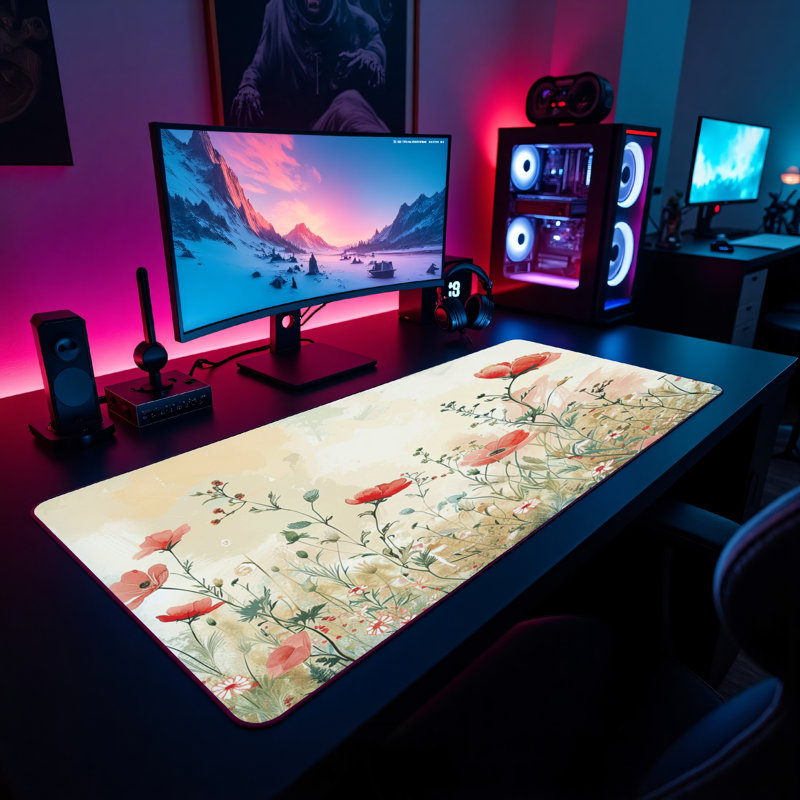 Polyester Desk Pad, 23.6x13.8