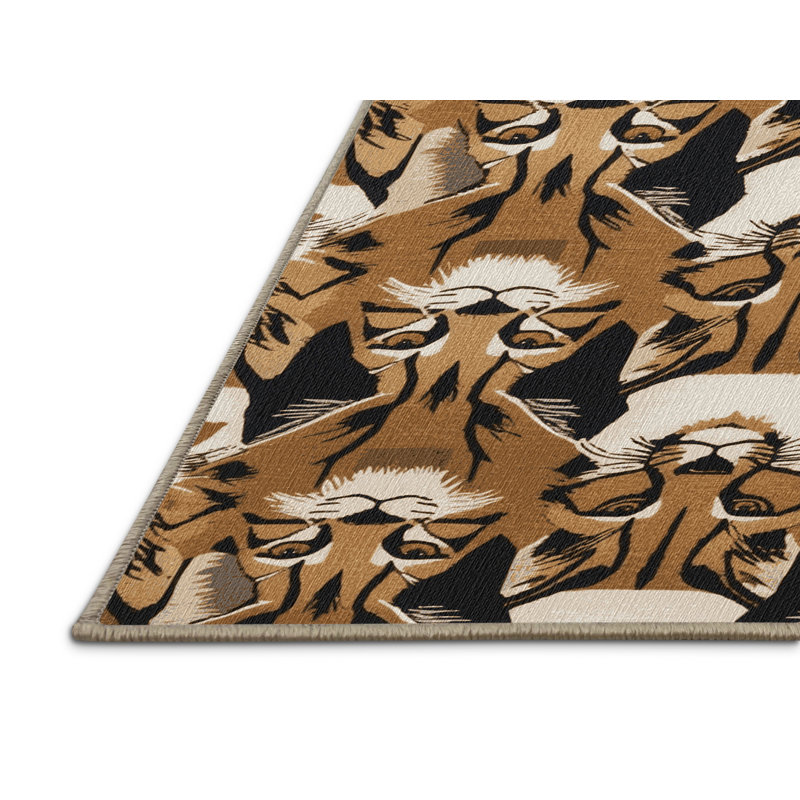 Tapis lavable Caracal, Tapis de couloir 2 pi x 5 pi