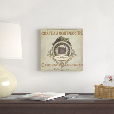 «Vintage Wine Labels III» par June Erica Vess, impression sur toile tendue