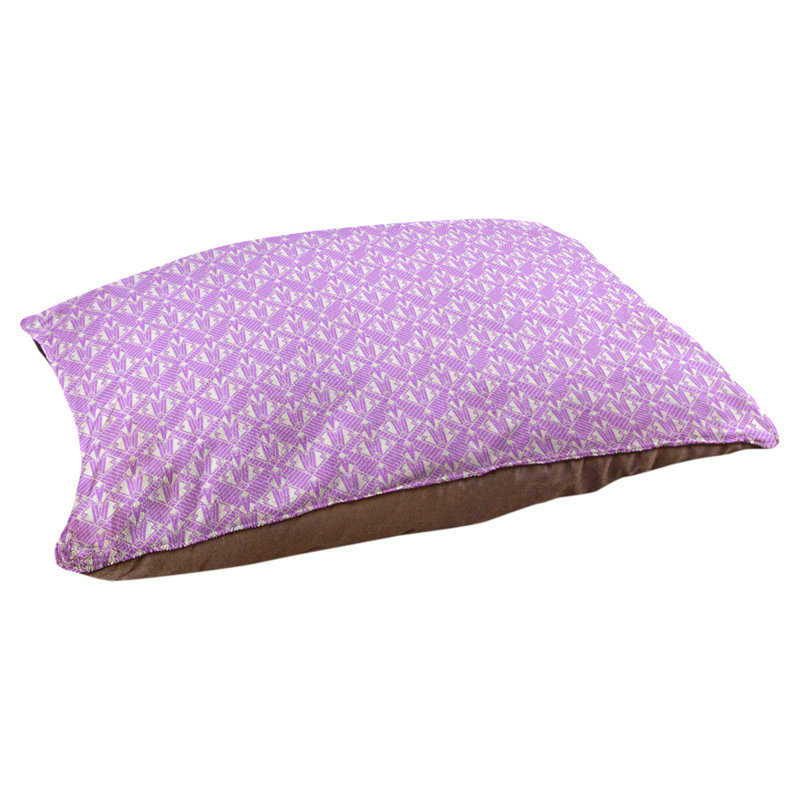 Coussin stylisé dégradé art déco Byrge, l 42,5 po x L 32,5 po, Violet