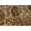 Wool Floral Area Rug in Camel/Green