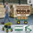 CAPHAUS Metal Garden Cart, w/ 180° Adjustable Yellow Handle, w/ Mat and Strap, 880 lbs Capacity-95773223