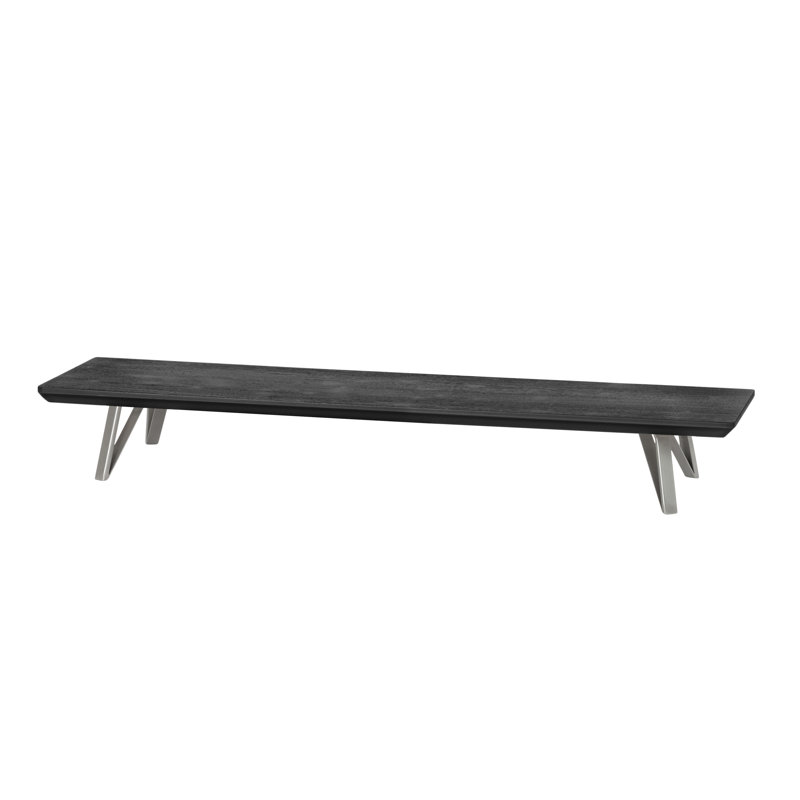 Bois Lameek, 40 pouces, Noir / nickel